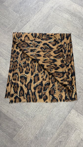 Leopard lightweight scarf