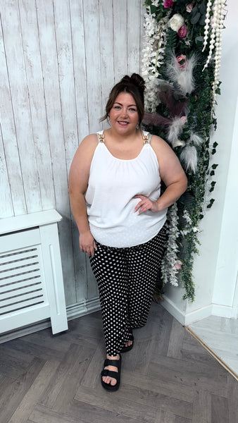 Spot wide leg trousers onesize 16-24