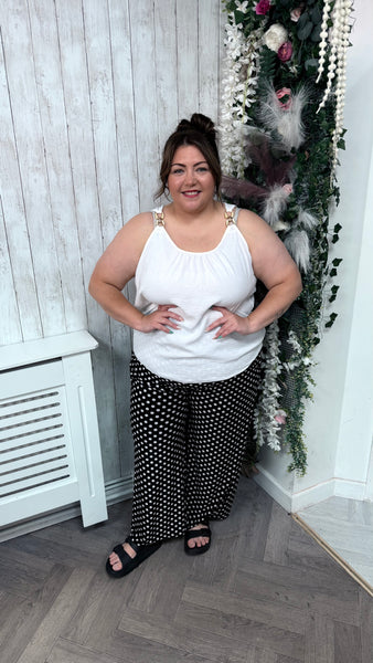 Spot wide leg trousers onesize 16-24
