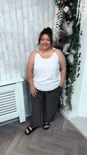 Spot wide leg trousers onesize 16-24