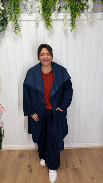 Boucle coat onesize 16-24 £24.99