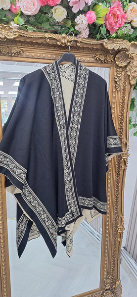 Reversible poncho £22.99