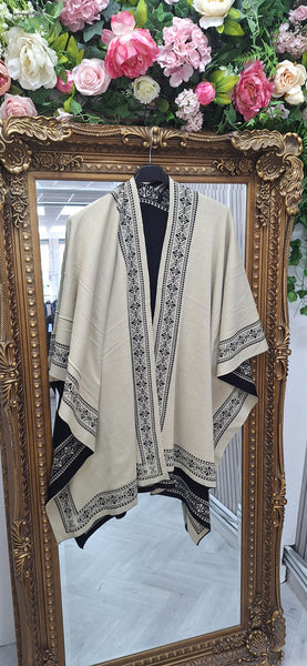 Reversible poncho £22.99