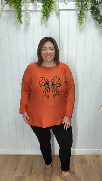 Bow jumper onesize 14-24 £22.99