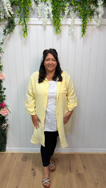 Cheesecloth shirt lemon fits upto 24 £23.99