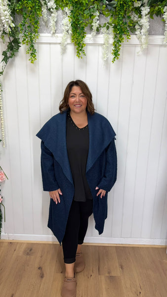 Boucle coat onesize 16-24 £24.99