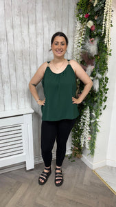 Vest gold green onesize 16-22 £15