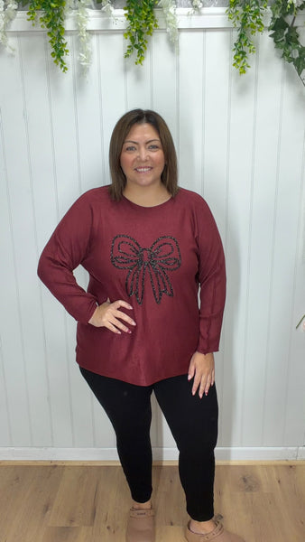 Bow jumper onesize 14-24 £22.99