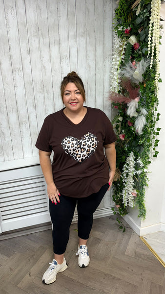 Heart brown onesize 16-24