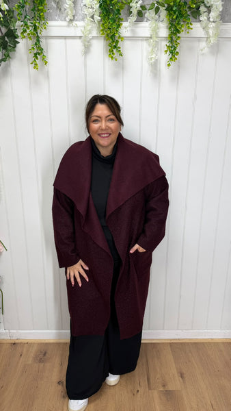 Boucle coat onesize 16-24 £24.99