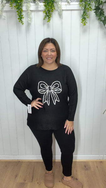 Bow jumper onesize 14-24 £22.99