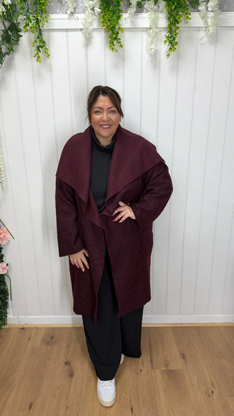 Boucle coat onesize 16-24 £24.99