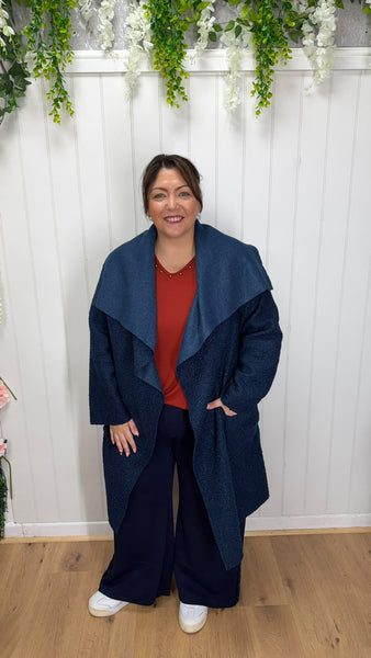 Boucle coat onesize 16-24 £24.99