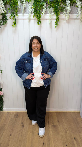 Dark denim jacket £24.99