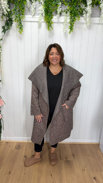 Boucle coat onesize 16-24 £24.99