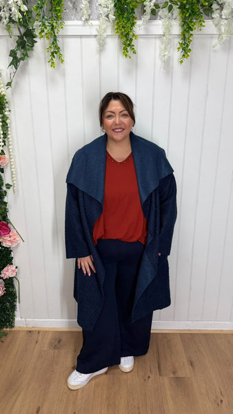 Boucle coat onesize 16-24 £24.99
