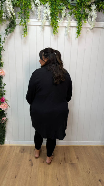 Cheesecloth shirt black fits upto 24 £23.99