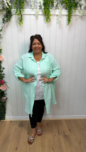 Cheesecloth shirt mint fits upto 24 £23.99