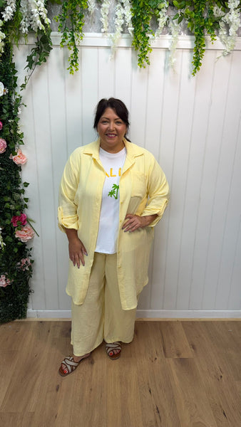 Cheesecloth lemon trousers Onesize 16-24 £21.99