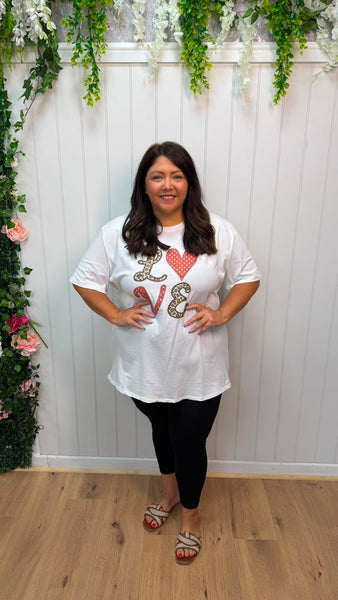 Love T-shirt onesize 16-24 £17.99