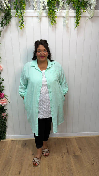 Cheesecloth shirt mint fits upto 24 £23.99
