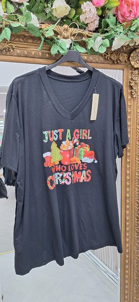 Just a girl who loves Christmas Onesize 16-24 £17.99