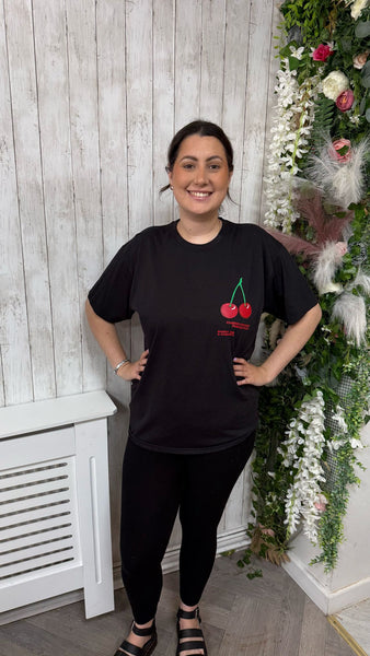 Back cherry black £6