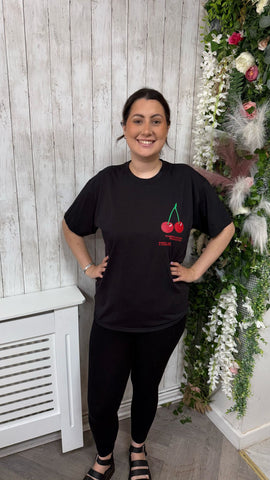 Back cherry black £6