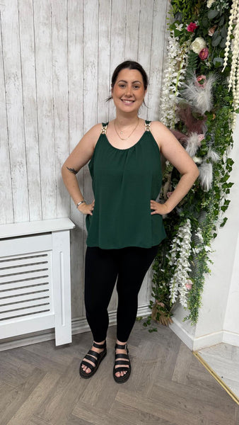 Vest gold green onesize 16-22 £15