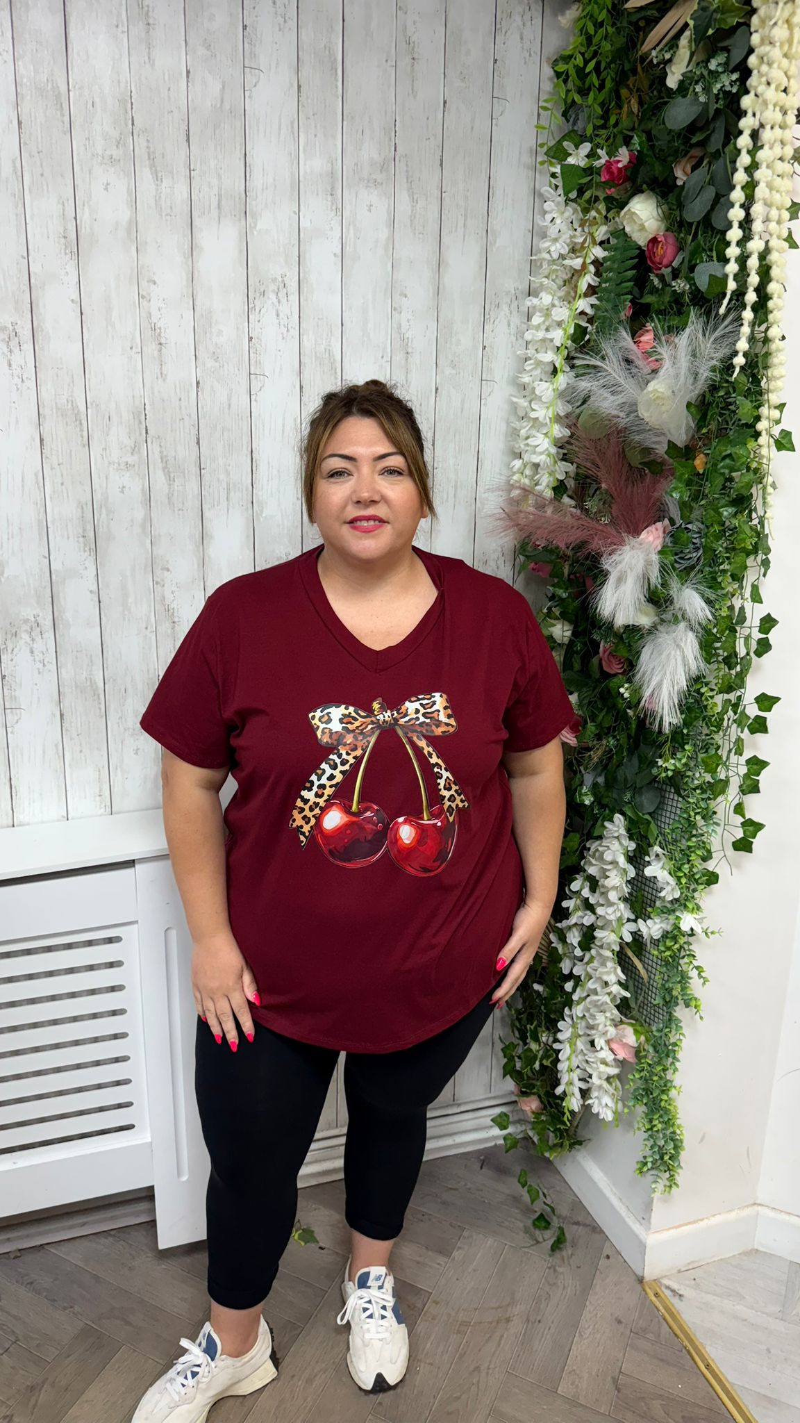 Cherry burgundy onesize 16-24 £17.99