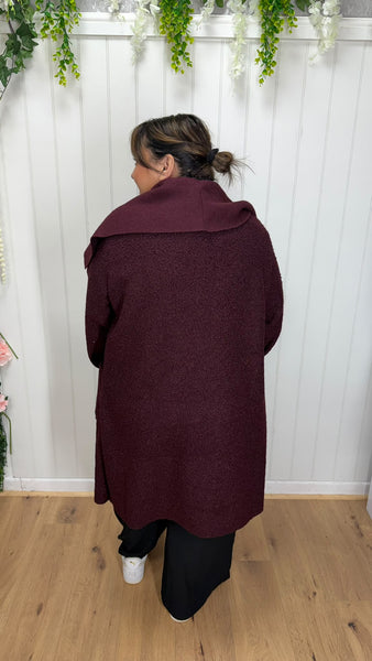 Boucle coat onesize 16-24 £24.99
