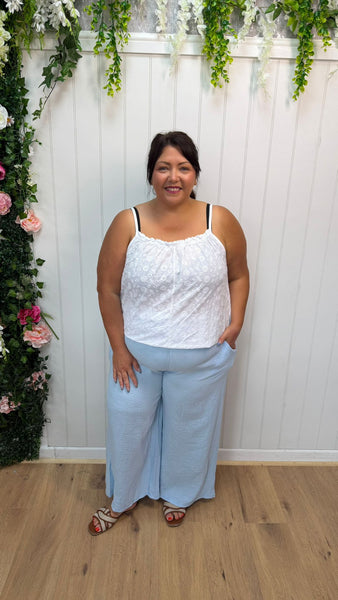 Cheesecloth blue trousers Onesize 16-24 £21.99