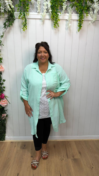Cheesecloth shirt mint fits upto 24 £23.99