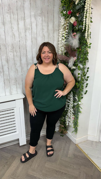 Vest gold green onesize 16-22 £15