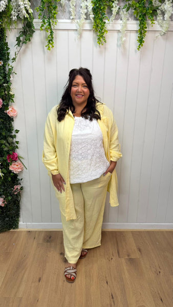 Cheesecloth lemon trousers Onesize 16-24 £21.99